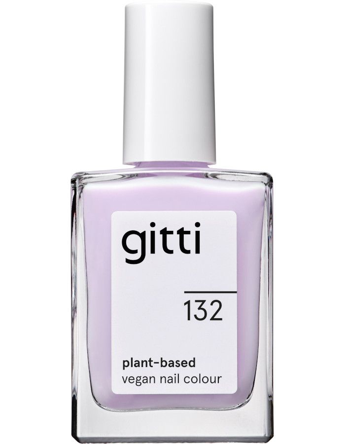 Gitti Plant Based Nail Color 132 Lavender heeft een lichte lavendelkleur