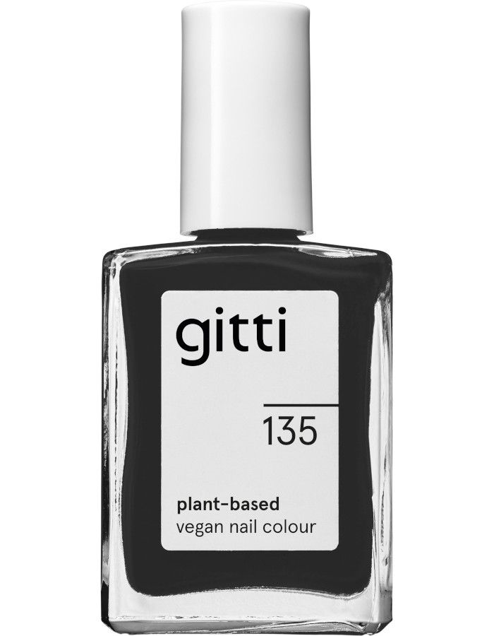 Gitti Plant Based Nail Color 135 Black 15ml 4260692132205