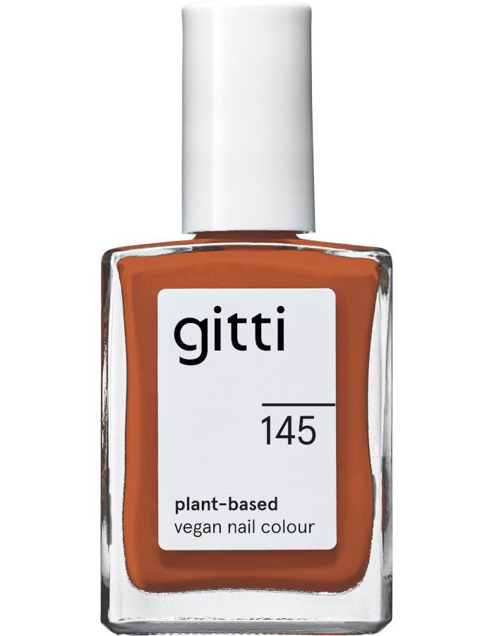 Gitti Plant Based Nail Color 145 Burnt Cinnamon is amandelbruin met een rode ondertoon