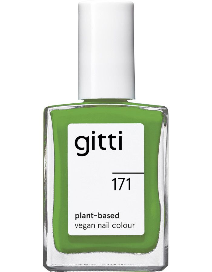 Gitti Plant Based Nail Color 171 Meadow Green is een frisse, grasgroene kleur