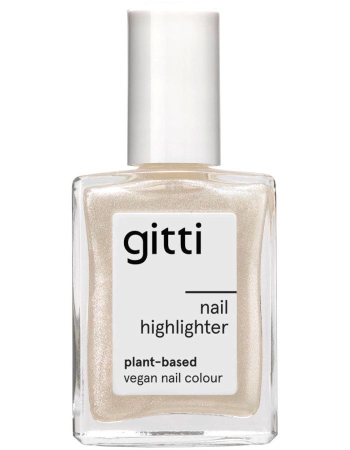 Gitti Plant Based Nail Highlighter is een innovatief product dat een zachte glans toevoegt aan je nagels, ongeacht of je kiest voor kleur of een natuurlijke look.