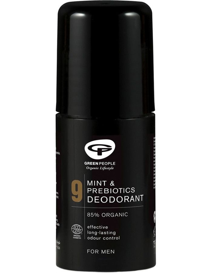 Green People 9 For Men Deodorant Roller Mint & Prebiotics 75ml 5034511001091 snel, veilig en gemakkelijk online kopen bij Beauty4skin.nl