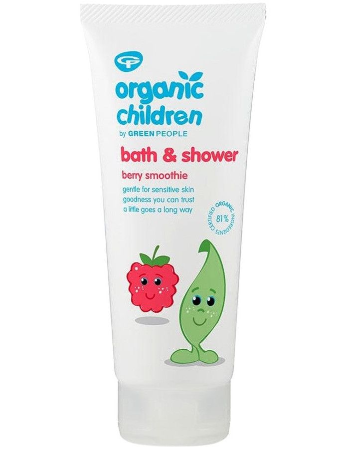 Green People Organic Children Bath & Showergel Berry Smoothie 200ml 5034511002463 snel, veilig en gemakkelijk online kopen bij Beauty4skin.nl