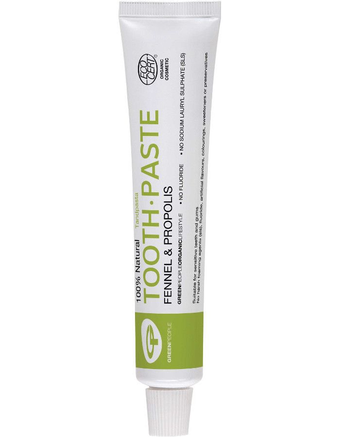 Green People 100% Natural Toothpaste Fennel & Propolis 50ml 5034511000414 snel, veilig en gemakkelijk online kopen bij Beauty4skin.nl