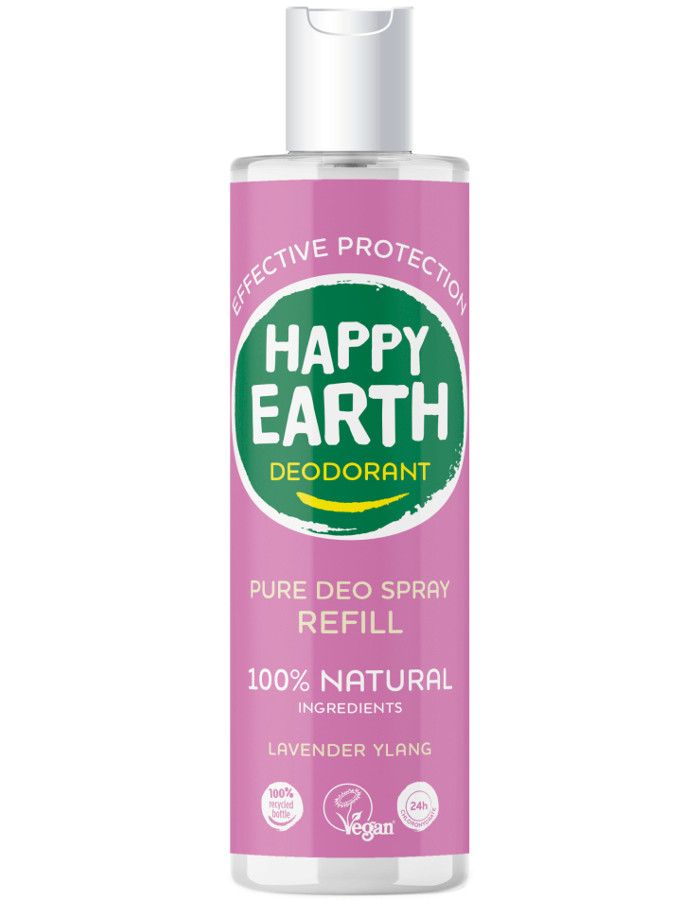 Happy Earth Pure Deo Spray Lavender Ylang Refill 300ml 8719324667333