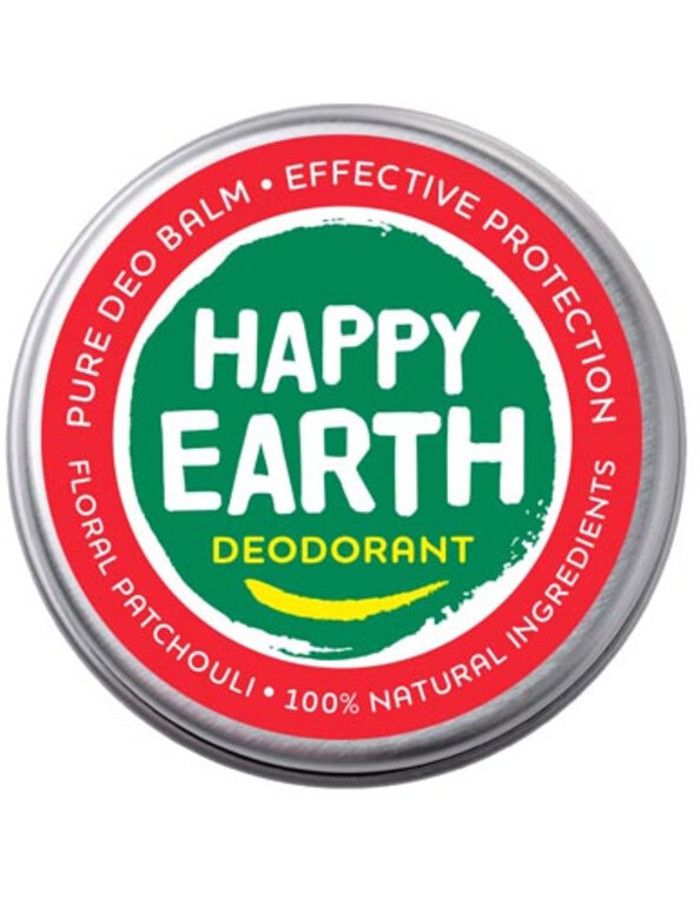 Happy Earth Pure Deodorant Balm Floral Pathouli 45gr 8719324667524 snel, veilig en gemakkelijk online kopen bij Beauty4skin.nl