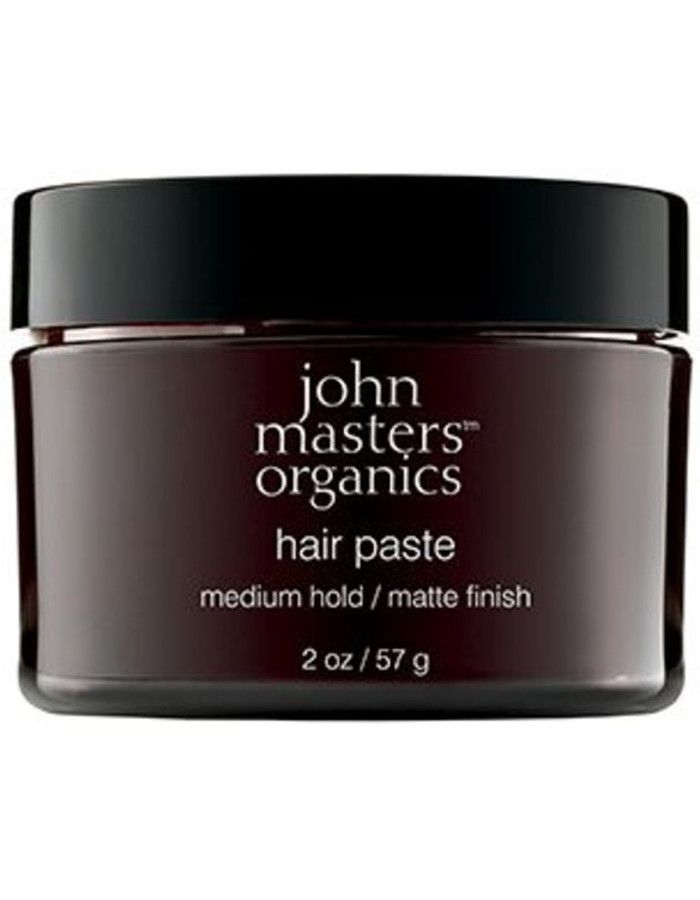 John Masters Organics Hair Paste Matte Finish Medium Hold is geweldig voor mannen en vrouwen met kort of lang haar