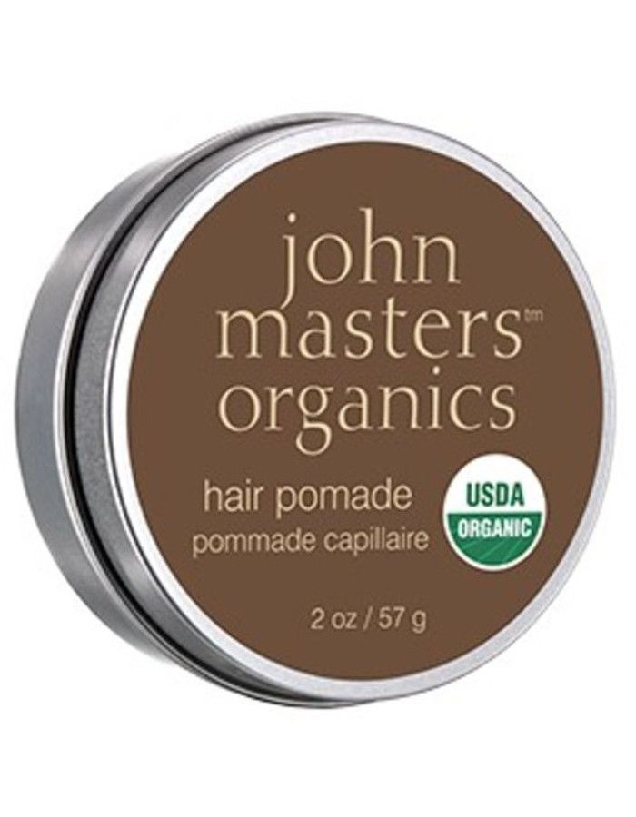 John Masters Organics Hair Pomade bestrijd kroezen, definieer krullen, voeg textuur toe en minimaliseer zelfs hitteschade met deze petroleumvrije en siliconenvrije haarcrème.