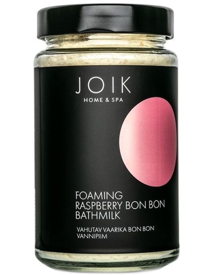 Joik Home & Spa Foaming Raspberry Bon Bon Bathmilk 400gr 4742578007444 snel, veilig en gemakkelijk online kopen bij Beauty4skin.nl