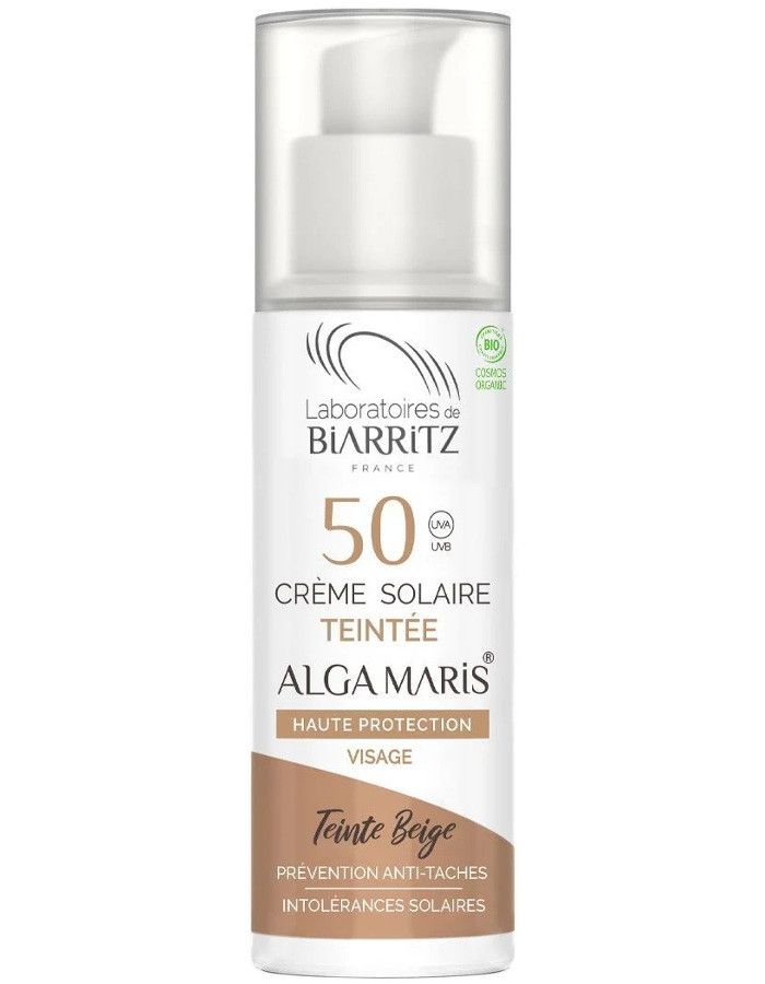Laboratoires De Biarritz Algamaris Tinted Sun Cream Beige Spf50 50ml 3760211482527
 snel, veilig en gemakkelijk online kopen bij Beauty4skin.nl