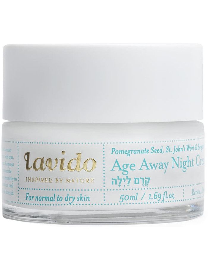 Lavido Age Away Night Cream 50ml 7290014950894 snel, veilig en gemakkelijk online kopen bij Beauty4skin.nl