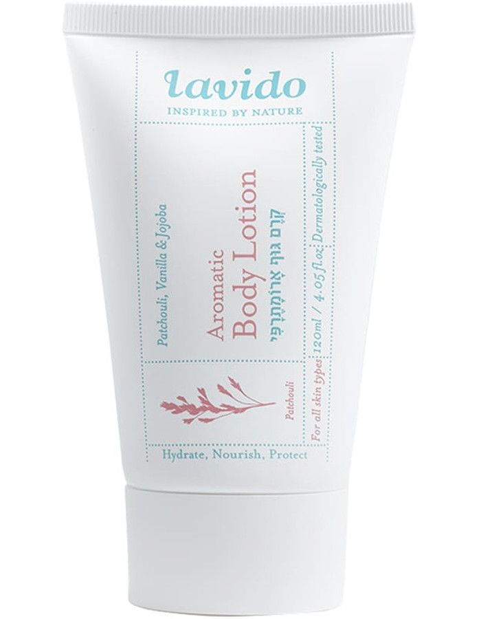 Lavido Aromatic Body Lotion Patchouli Vanilla Jojoba 120ml 7290014950849 snel, veilig en gemakkelijk online kopen bij Beauty4skin.nl