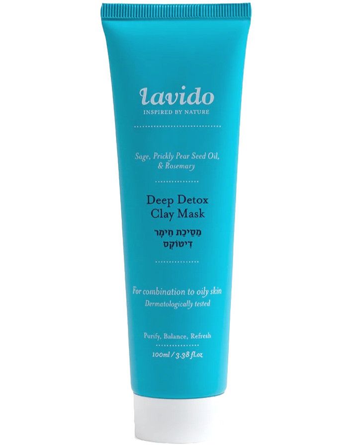 Lavido Deep Detox Clay Mask 100ml 7290015459495 snel, veilig en gemakkelijk online kopen bij Beauty4skin.nl
