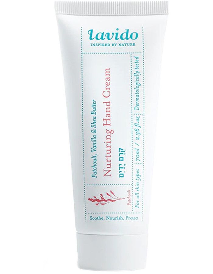 Lavido Nurturing Hand Cream Patchouli Vanilla 70ml 7290015458955 snel, veilig en gemakkelijk online kopen bij Beauty4skin.nl