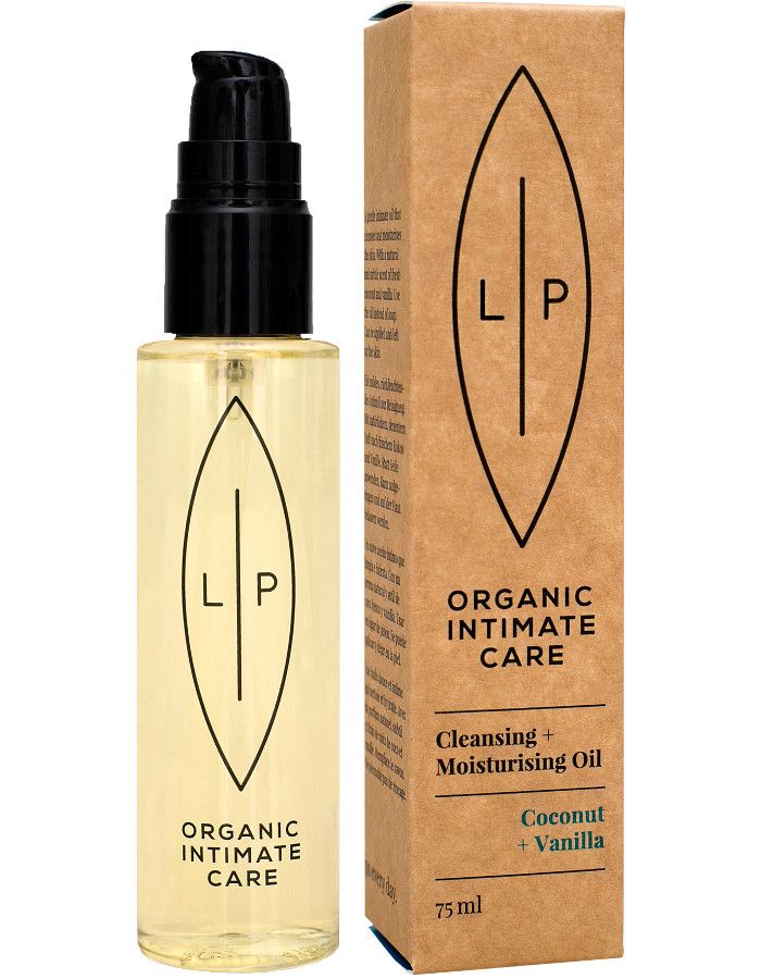 Lip Organic Intimate Care Cleansing & Moisturising Oil Coconut Vanilla 75ml 7350052240033 snel, veilig en gemakkelijk online kopen bij Beauty4skin.nl