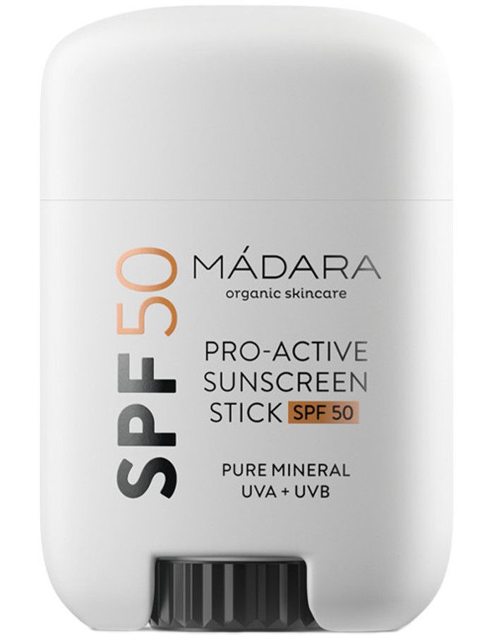 Mádara Pro Active Sunscreen Stick Spf 50 18gr 4752223008122 snel, veilig en gemakkelijk online kopen bij Beauty4skin.nl