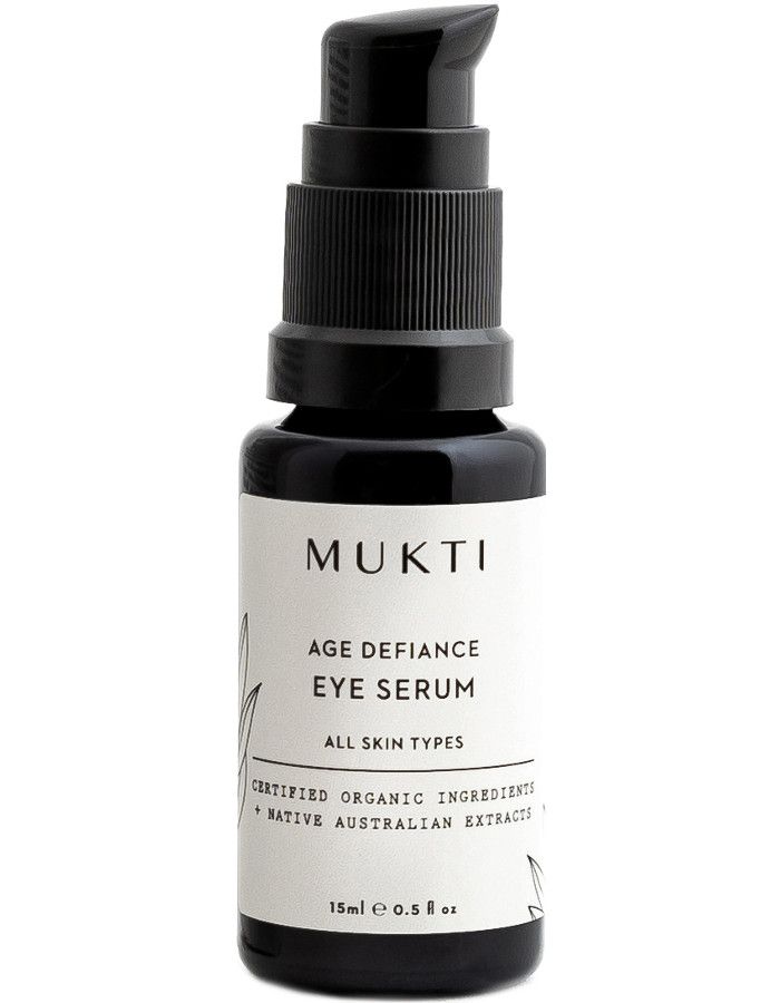 Mukti Organics Age Defiance Eye Serum 15ml 9328424001108 snel, veilig en gemakkelijk online kopen bij Beauty4skin.nl