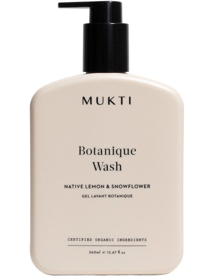 Mukti Organics Botanique Hand & Body Wash 360ml 9328424003218 snel, veilig en gemakkelijk online kopen bij Beauty4skin.nl