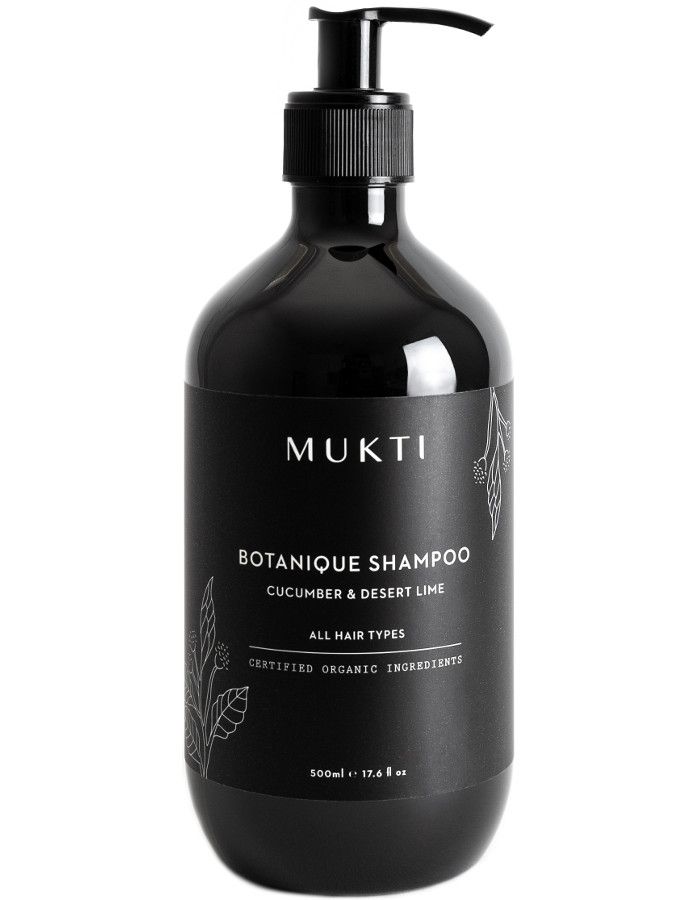 Mukti Organics Botanique Shampoo 500ml 9328424000798 snel, veilig en gemakkelijk online kopen bij Beauty4skin.nl
