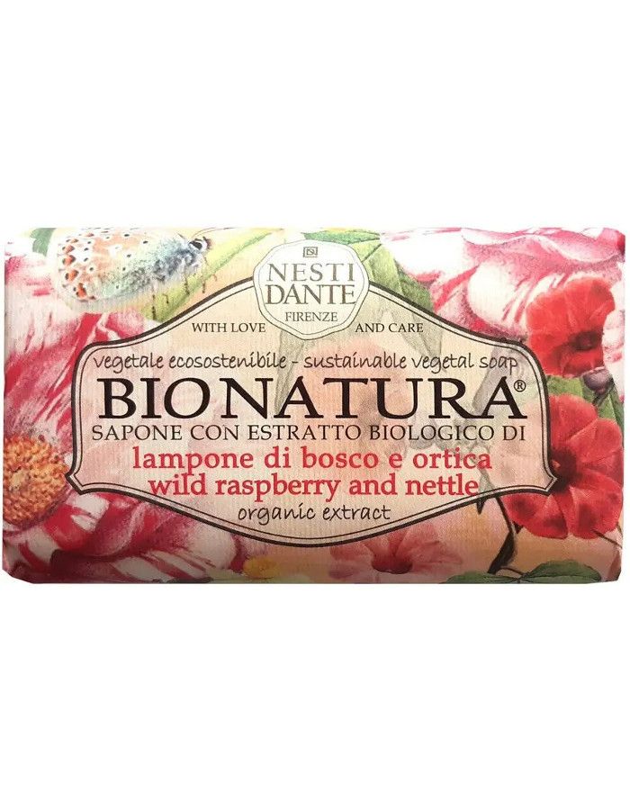 Nesti Dante Natural Soap Bionatura Wild Raspberry & Nettle 250gr 837524002520