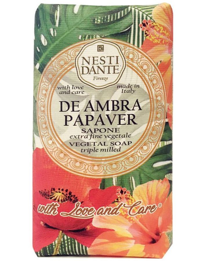 Nesti Dante Natural Soap Da Ambra Papaver 250gr