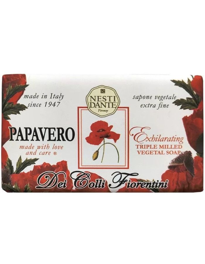 Nesti Dante Natural Soap Fiorentini Papavero 250gr 837524000137