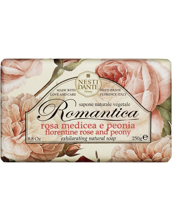 Nesti Dante Natural Soap Romantica Rose & Peony 250gr 837524001363