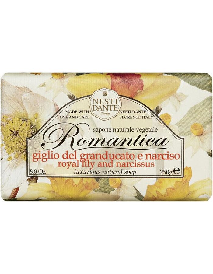 Nesti Dante Natural Soap Romantica Royal Lily & Narcissus 250gr 837524001455