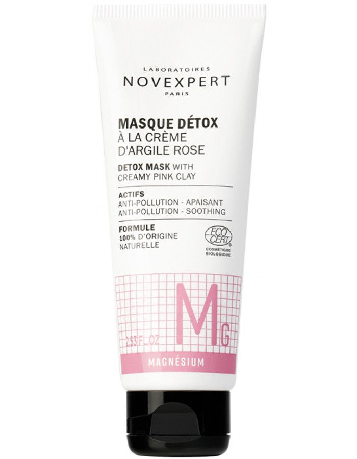Novexpert Magnesium Detox Mask With Creamy Pink Clay 75ml 3661467001817 snel, veilig en gemakkelijk online kopen bij Beauty4skin.nl