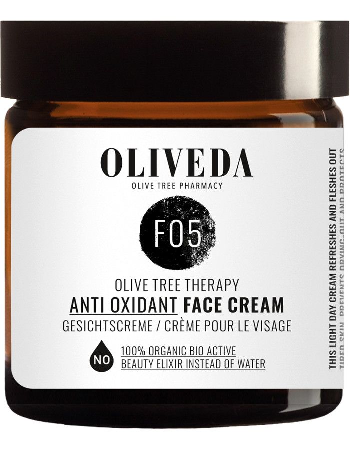 Oliveda F05 Anti Oxidant Face Cream is perfect geschikt voor een vermoeide huid die wel wat extra weerstand kan gebruiken.