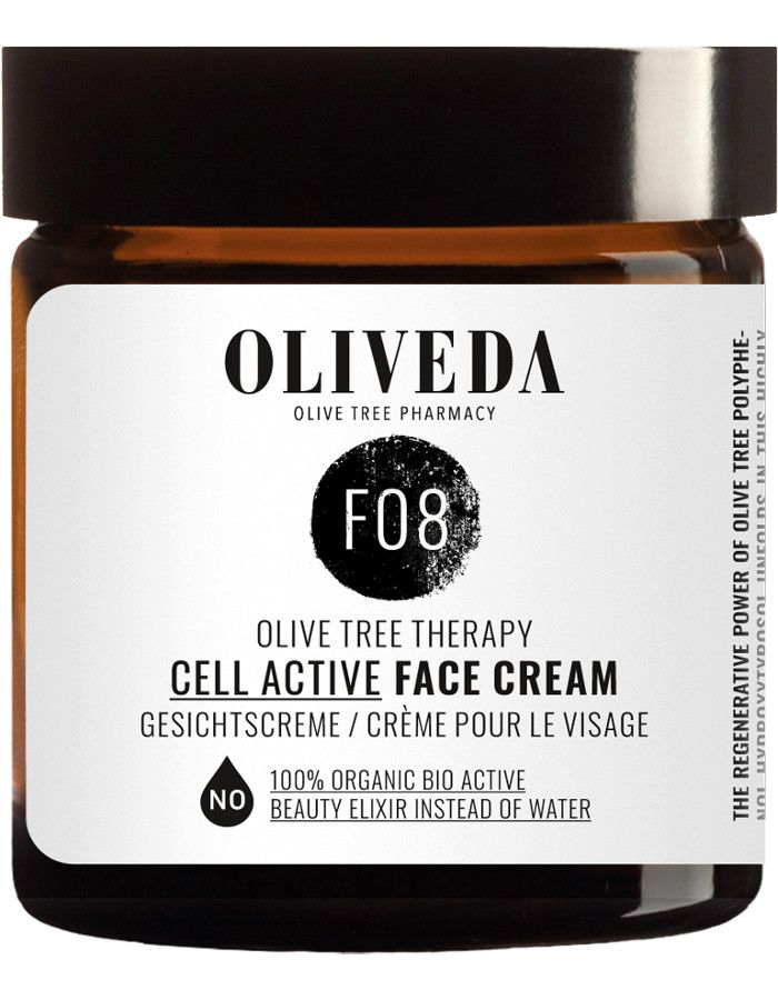 Oliveda F08 Cell Active Face Cream is een zeer effectieve dag-en nachtcrème voor een huid die last heeft van verslapping.
