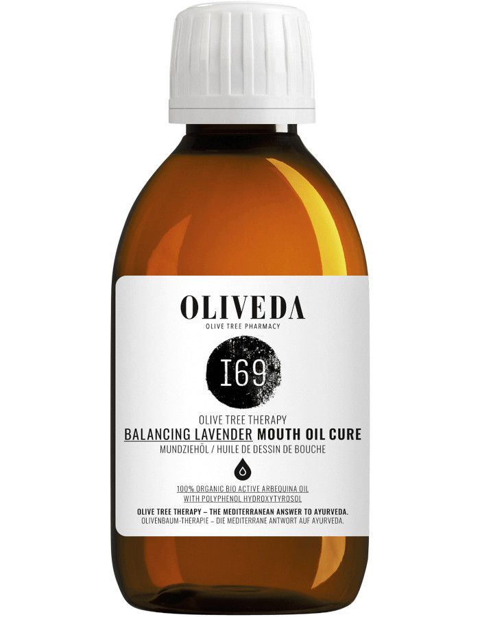 Oliveda I69 Balancing Lavender Mouth Oil Cure brengt balans en ontgift je lichaam in slechts 12 minuten per dag.