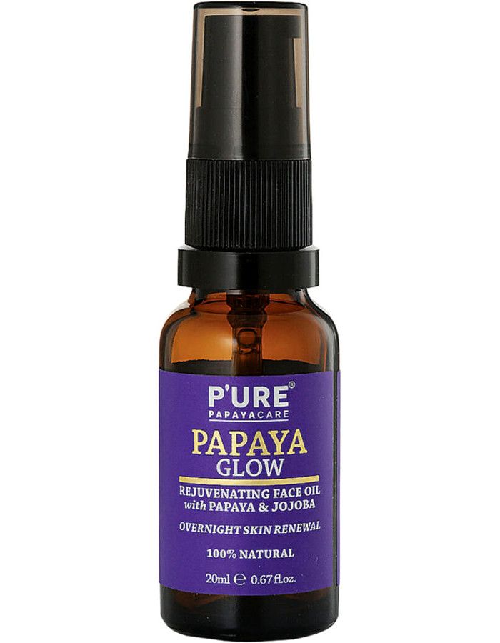 Pure Papayacare Papaya Glow Rejuvenating Face Oil 20ml 9322316008343