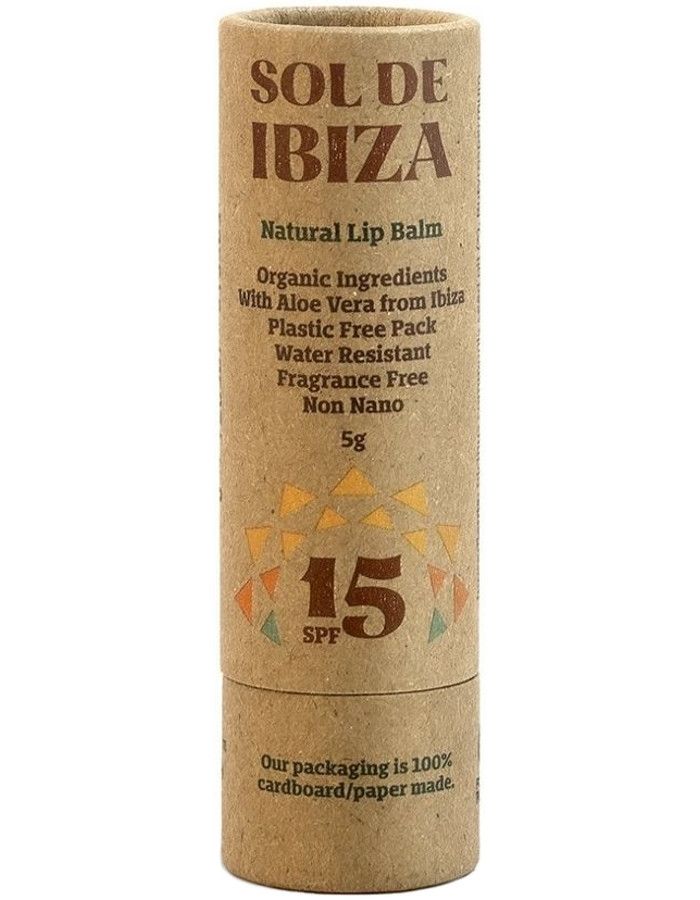 Sol De Ibiza Natural Lip Balm Spf15 726367913363 snel, veilig en gemakkelijk online kopen bij Beauty4skin.nl