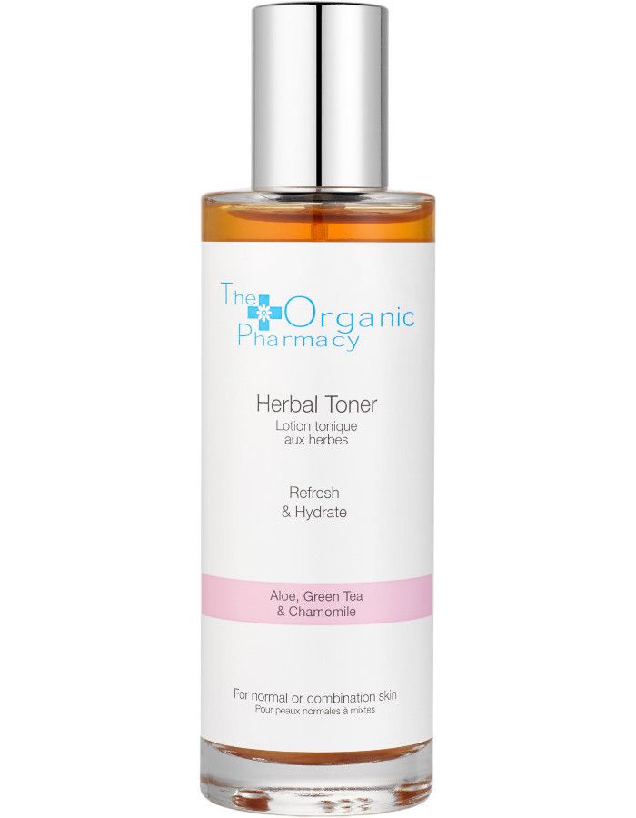 The Organic Pharmacy Herbal Toner is een verfrissende biologische toner die rijk is aan revitaliserende kruidenextracten voor een onmiddellijke hydratatie-fix om je moisturizer een boost te geven.