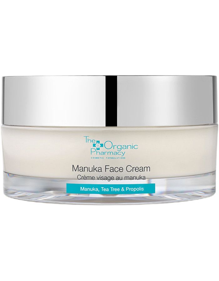 The Organic Pharmacy Manuka Face Cream is een lichte, niet-vette, hydraterende dagverzorging op basis van antiseptische manuka