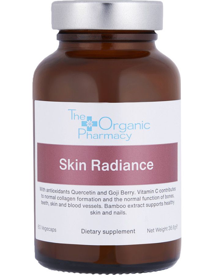 The Organic Pharmacy Skin Radiance is een uiterst voedzame formule die is ontwikkeld om de huid te beschermen, te voeden en de aanmaak van collageen te bevorderen