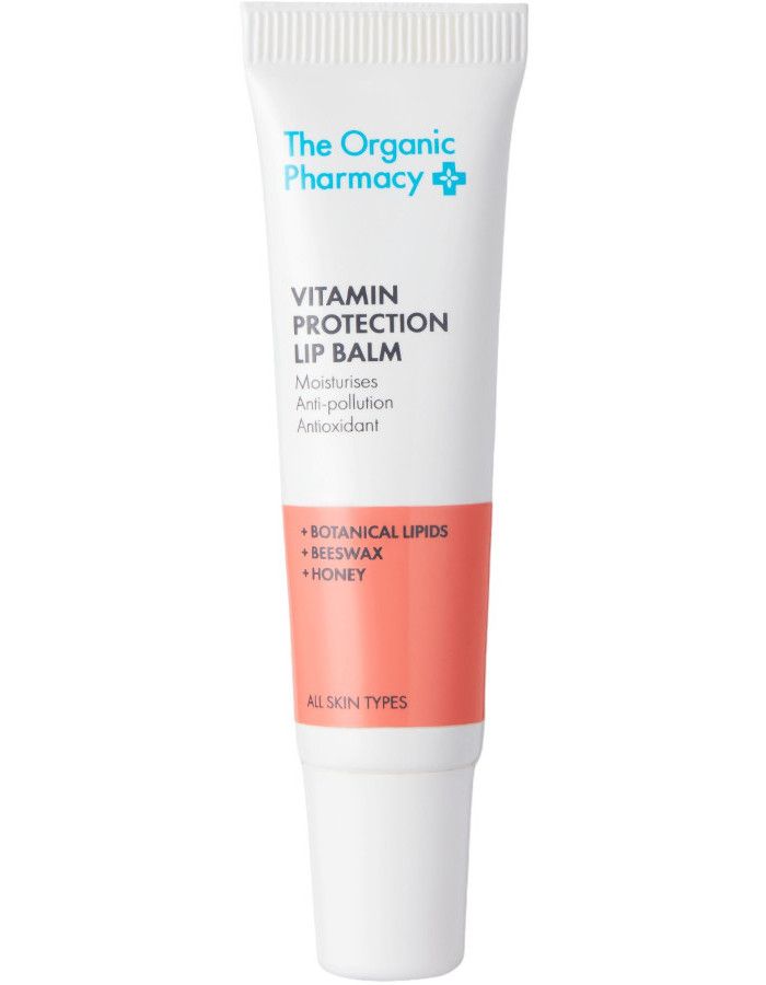 The Organic Pharmacy Vitamin Protection Lip Balm is een intens hydraterende en antioxidantrijke lippenbalsem die speciaal is ontworpen om droge en dorstige lippen te verzachten