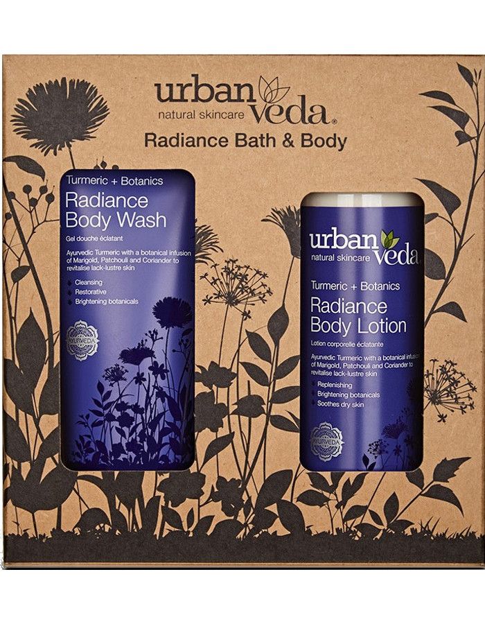 Urban Veda Radiance Bath & Body Gift Set 2-Delig 5025042929923 snel, veilig en gemakkelijk online kopen bij Beauty4skin.nl