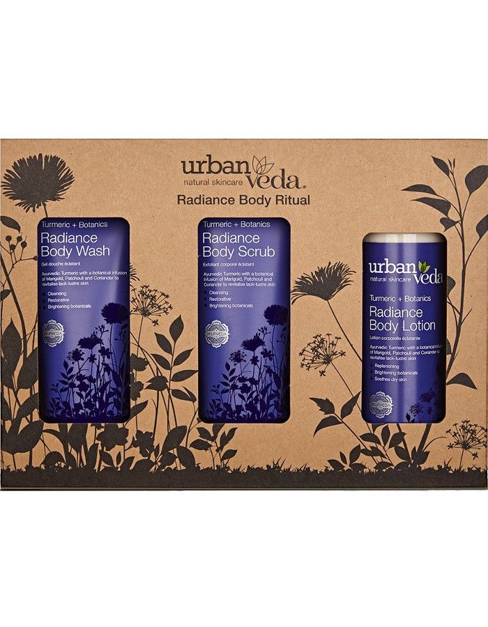 Urban Veda Radiance Body Ritual Gift Set 3-Delig 5025042929848 snel, veilig en gemakkelijk online kopen bij Beauty4skin.nl