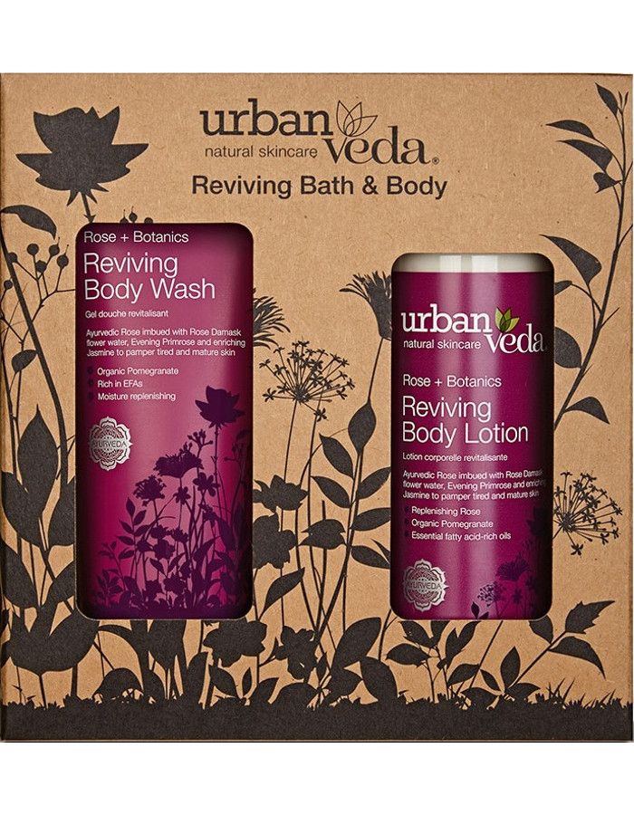 Urban Veda Reviving Bath & Body Gift Set 2-Delig