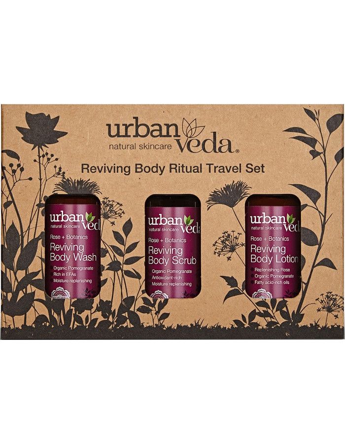 Urban Veda Reviving Body Ritual Travel Set 3-Delig
