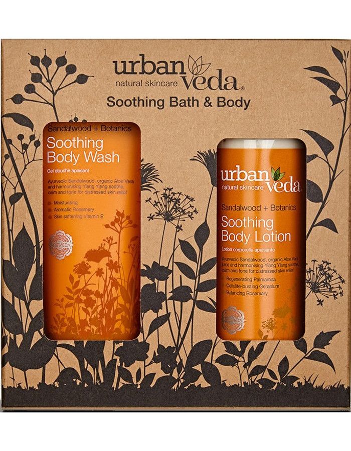 Urban Veda Soothing Bath & Body Gift Set 2-Delig 5025042929909 snel, veilig en gemakkelijk online kopen bij Beauty4skin.nl