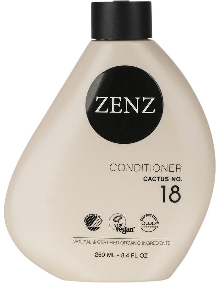 Zenz Organic Conditioner Cactus No 18 houdt het haar gezond, glanzend en gemakkelijk doorkambaar.