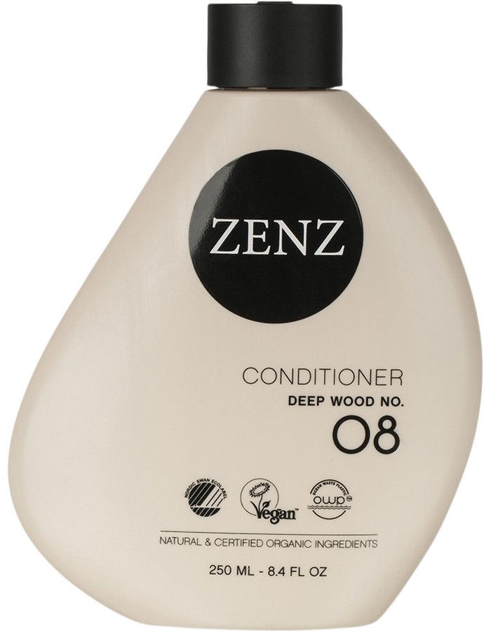 Zenz Organic Conditioner Deep Wood 08 is speciaal ontworpen voor krullend, droog haar en hoofdhuidproblemen.
