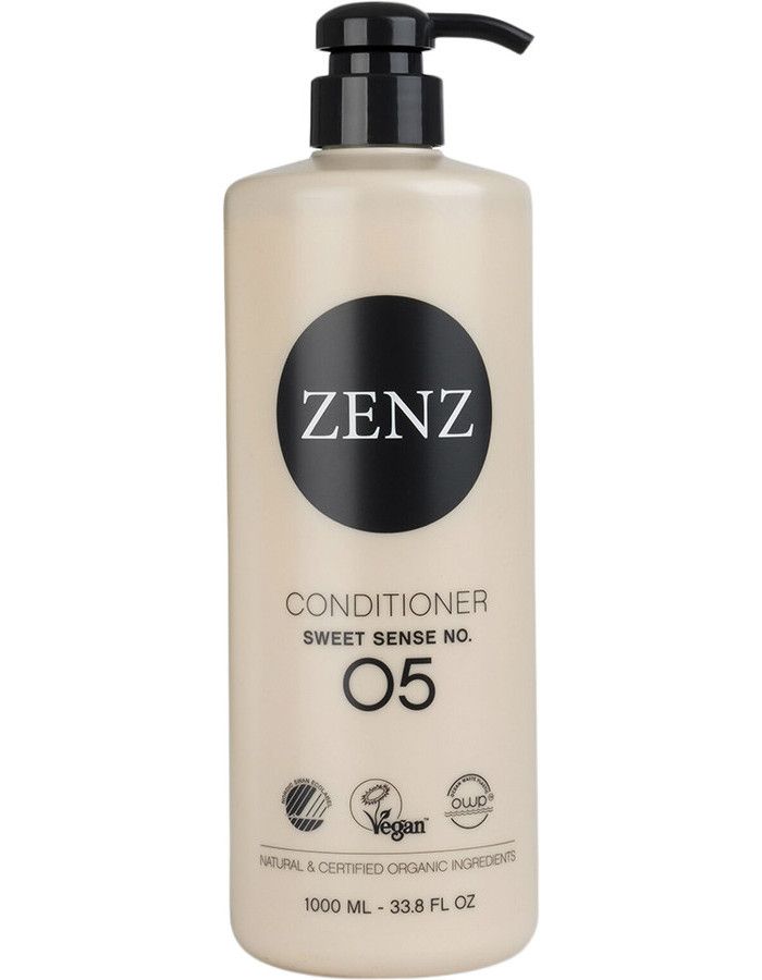 Zenz Conditioner Sweet Sense nr. 05 is ontwikkeld om het haar te verzachten, beschermen en hydrateren, maar ook zorgen voor gezond, glanzend en moeiteloos doorkambaar haar.