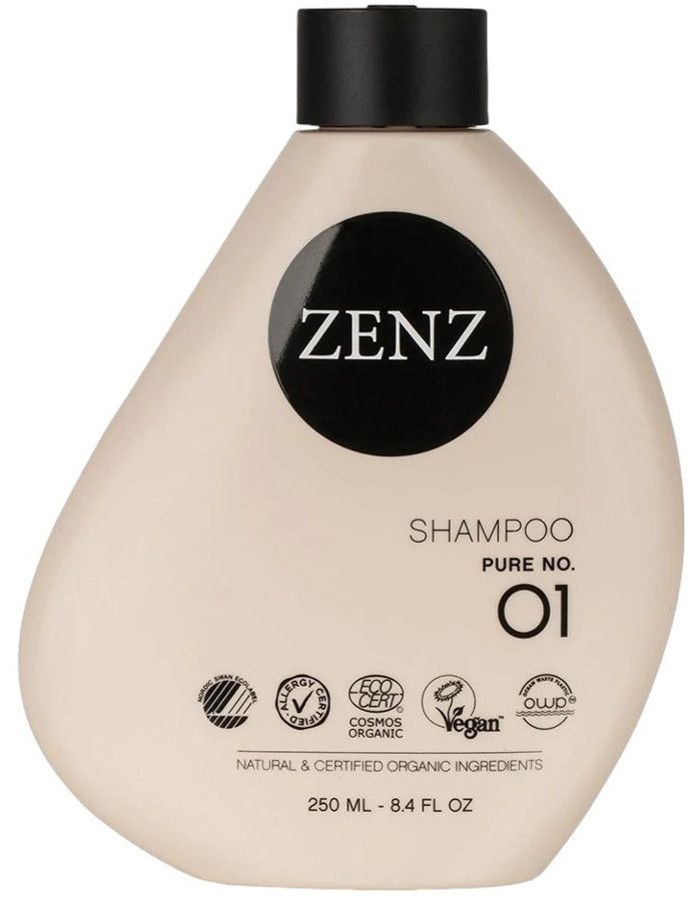 Zenz Organic Shampoo Pure nr. 01 is een hoogwaardige, vegan shampoo die de kracht van de natuur gebruikt om het haar te voeden en te versterken.
