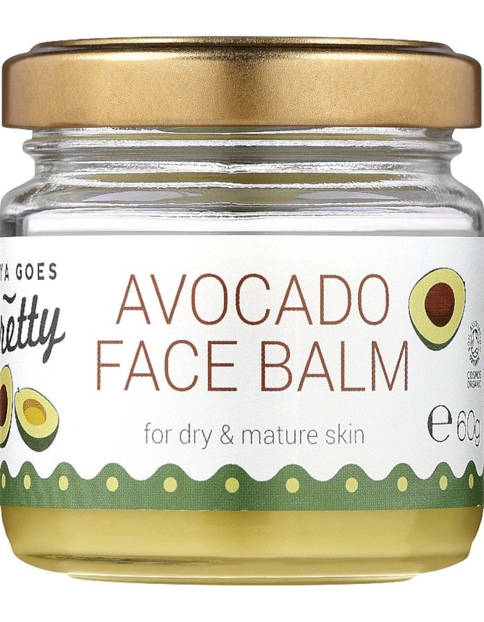 Zoya Goes Pretty Cold Pressed Shea Butter Face Balm Avocado is een luxe gezichtscrème, speciaal ontwikkeld voor de droge en rijpere huid, op basis van koudgeperste shea butter.