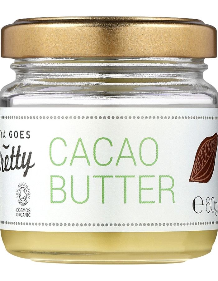 Zoya Goes Pretty Cold Pressed Cacao Butter bevat ongeraffineerde Cacaoboter uit biologische Peruaanse Cacaobonen en heeft een mild chocolade-achtig aroma.