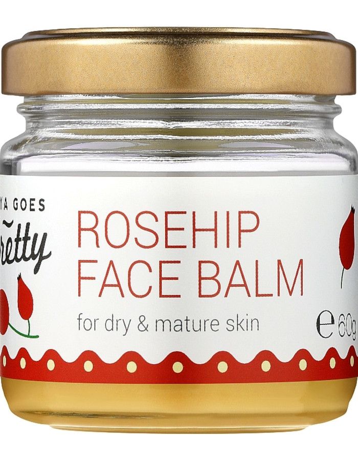Zoya Goes Pretty Koudgeperste Shea Butter Face Balsem Rosehip is een rijke gezichtscrème, ideaal voor de droge en rijpere huid.